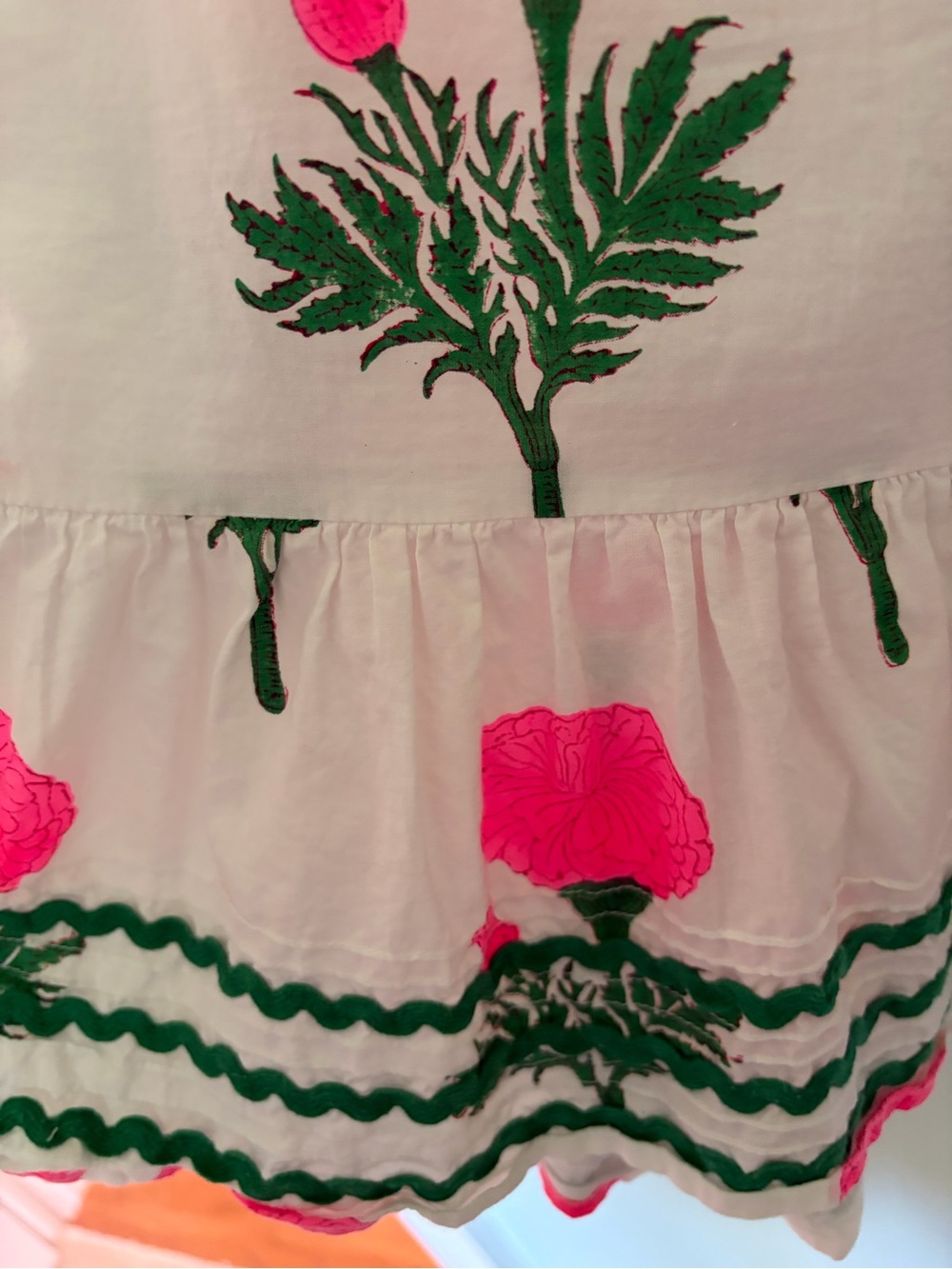 Women's Pink Floral Embroidered Swim Coverup - Picture 2 of 4